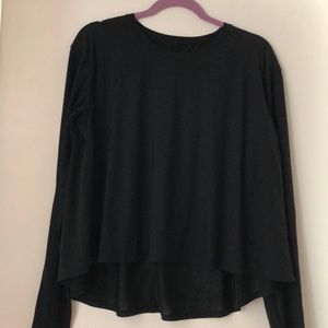 New black, light weight, lululemon top